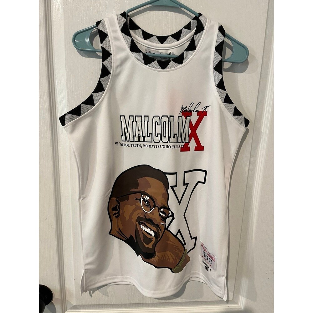 Malcolm X Jersey XS White Headgear Classics For The Truth NWT Streetwear